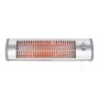Human LX2900A 1500W electric quartz heater with 3 lamps in silver color 55x12,5x15cm.