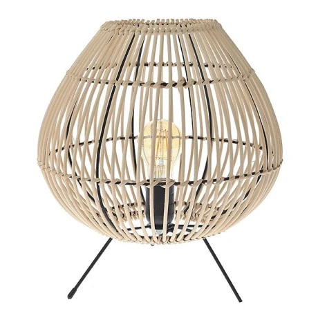RATTAN TABLE LAMP D31Χ33CM