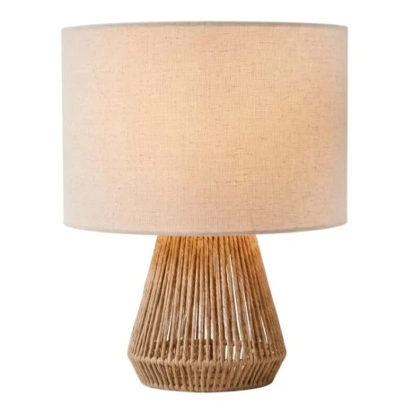 NATURAL ROPE TABLE LAMP D25X37CM