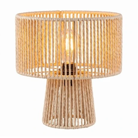 NATURAL ROPE TABLE LAMP D26X26CM
