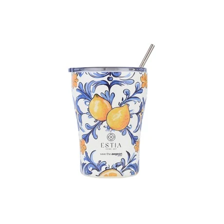 INSULATED COFFEE MUG SAVE THE AEGEAN 350ml AMALFI COAST