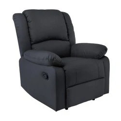 EVA Relax Armchair, Pu Black