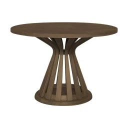 FABIO Round Dining Table D120cm Walnut