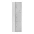 3-LOCKER Metal 38x45x185cm White