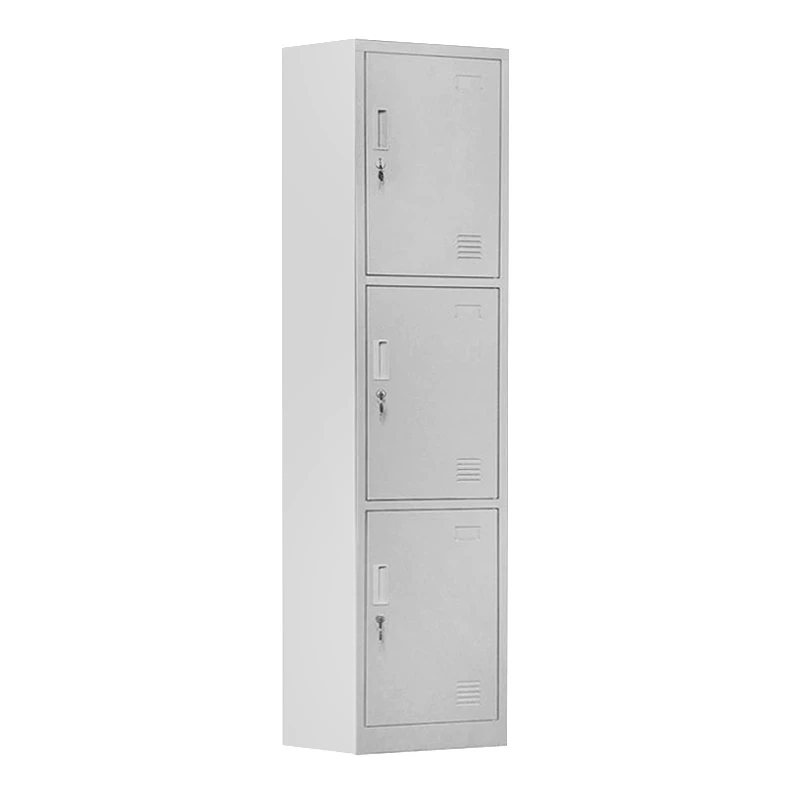 3-LOCKER Metal 38x45x185cm White