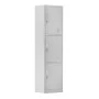 3-LOCKER Metal 38x45x185cm White