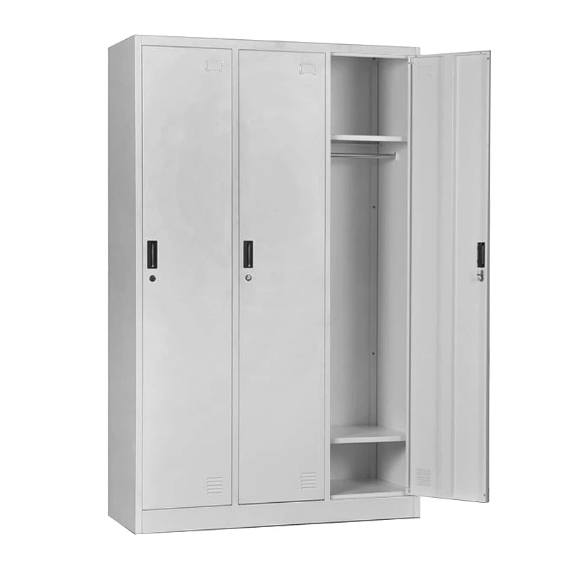 3-LOCKER Metal 115x45x185 White