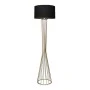 Clarke Megapap metallic/fabric floor lamp in golden/black color 38x21x155cm.