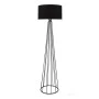 Faraday Megapap metallic/fabric floor lamp in black color 38x21x155cm.