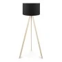 Rosling Megapap Mdf/fabric/Pvc floor lamp in natural/black color 38x21x140cm.