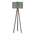 Rosling Megapap Mdf/fabric/Pvc floor lamp in walnut/cypress color 38x21x140cm.