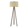 Rosling Megapap Mdf/fabric/Pvc floor lamp in walnut/beige color 38x21x140cm.