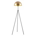 Zero Megapap metal floor lamp in black - gold color Ø50x170cm.