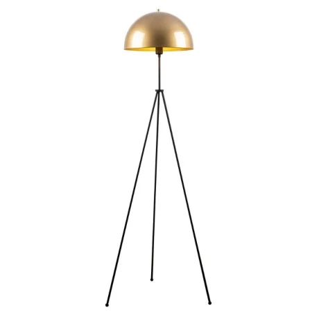 Zero Megapap metal floor lamp in black - gold color Ø50x170cm.