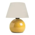 Alaska Megapap E27 metal - fabric pvc in yellow - cream color Ø22x30cm.