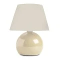 Alaska Megapap E27 metal - fabric pvc in cream color Ø22x30cm.