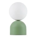 Albus Megapap E14 metal - glass in mint green - white color Ø13x28cm.