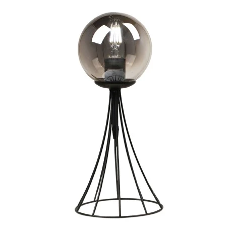 Chavi Megapap E27 metal table lamp in black color 20x20x40cm.