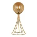 Chavi Megapap E27 metal table light in gold color 20x20x40cm.