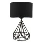 Christopher Megapap fabric/metallic table lamp in black color 24x15x41cm.
