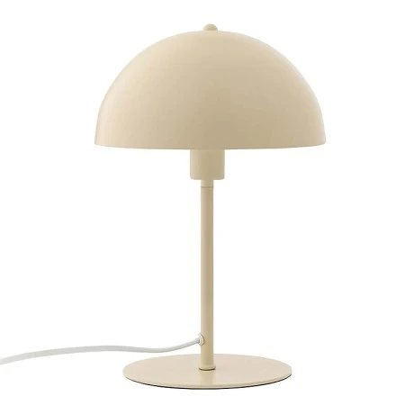 Favori Megapap E27 metal table lamp in cream color Ø25x39cm.