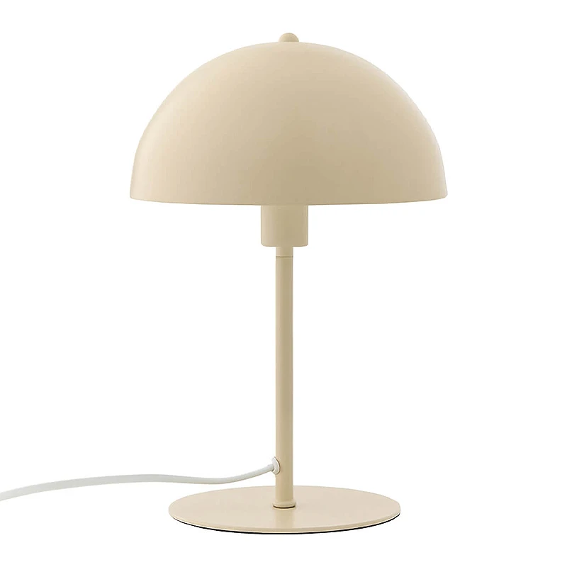 Favori Megapap E27 metal table lamp in cream color Ø25x39cm.
