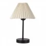 Floi Megapap E27 metal - fabric pvc table lamp in cream color Ø22x36cm.