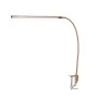 LED touch desk lamp with clamp 5W metal color gold 35.5x85cm.