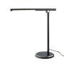Touch LED desk lamp with USB charger metallic color black 40x15x35cm.