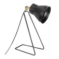 Collins Megapap metallic desk lamp in black color 30x30x35cm.