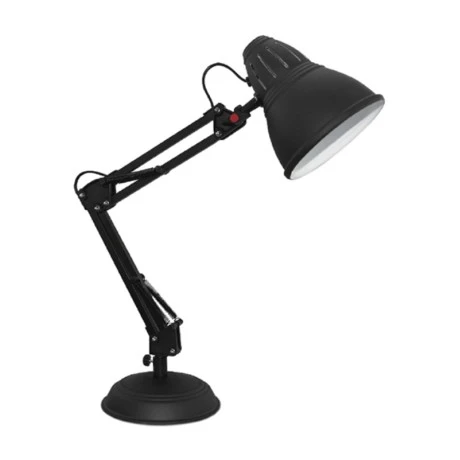 Desk lamp E27 metal color black 16.2x14.5x50cm.
