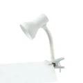 Desk lamp with clip E27 40W metal color white 10.5x14x27cm.