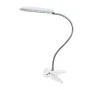 Desk lamp with LED clip 5W color white 16x11.5x43.5cm.