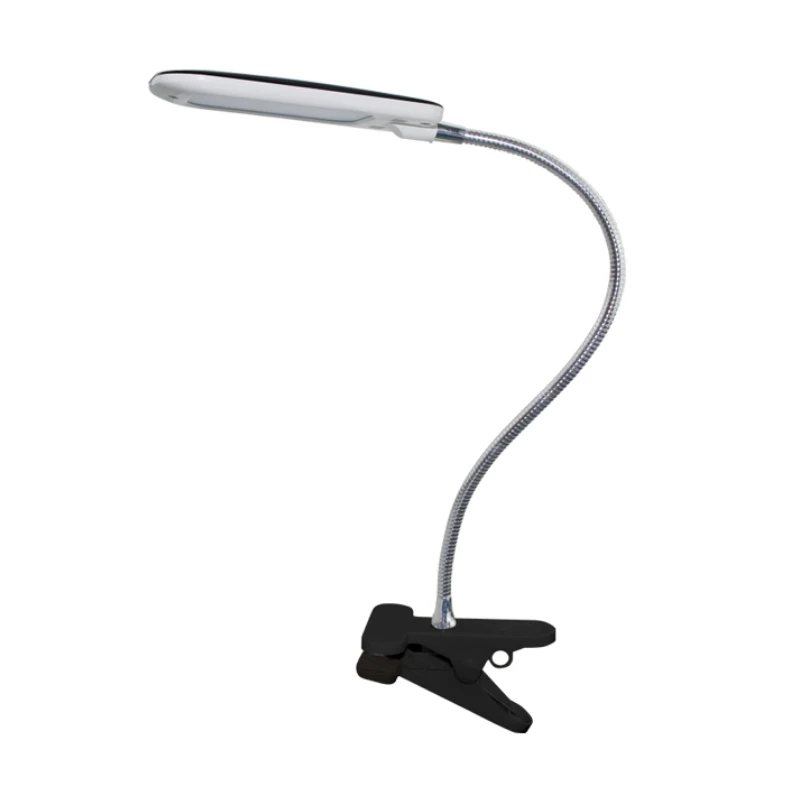 Desk lamp with LED clip 5W color black 16x11.5x43.5cm.