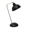 Travis Megapap E14 metal table lamp in black color 16.5x11x42cm.