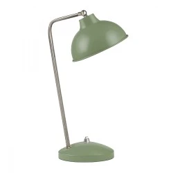 Travis Megapap E14 metal table lamp in green color 16.5x11x42cm. Travis Megapap E14 metal table lamp in green color 16.5x11x42cm.