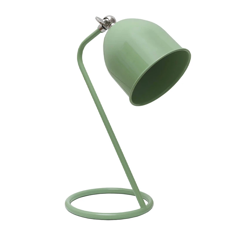 Treviso Megapap E14 metal table lamp in mint green color 11x13x30cm.