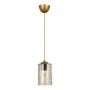 Alberto Megapap E27 acrylic single light ceiling light in gold color 10x10x60cm.