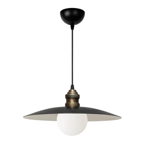 Amara Megapap  E27 metallic ceiling lamp in black color Ø38x100cm.