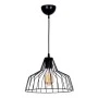 Arezzo Megapap E27 metallic ceiling light in black color Ø30x75cm.