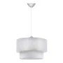 Barnhart Megapap fabric ceiling lamp in white color 30x30x70cm.