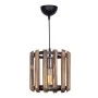 Bosco Megapap E27 wooden ceiling light in brown color 25x25x65cm.