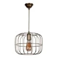 Cassie Megapap metallic ceiling light in gold color Ø25x60cm.
