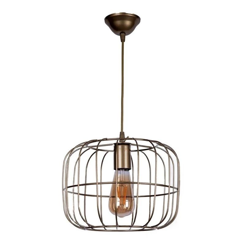 Cassie Megapap metallic ceiling light in gold color Ø25x60cm.