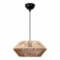 Castel Megapap E27 rope ceiling lamp in natural color Ø32x70cm.