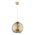 Dominico Megapap E27 metal single-light ceiling light in gold color 24x24x70cm.
