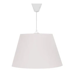 Elanor Megapap fabric ceiling lamp in white color 37x21x70cm. Elanor Megapap fabric ceiling lamp in white color 37x21x70cm.