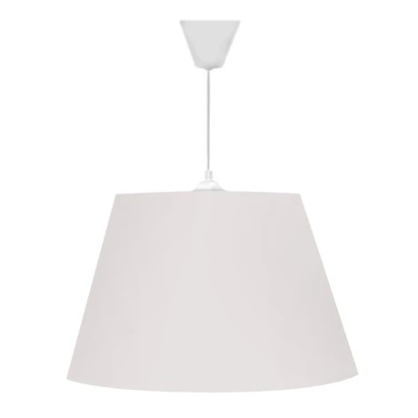 Elanor Megapap fabric ceiling lamp in white color 37x21x70cm.