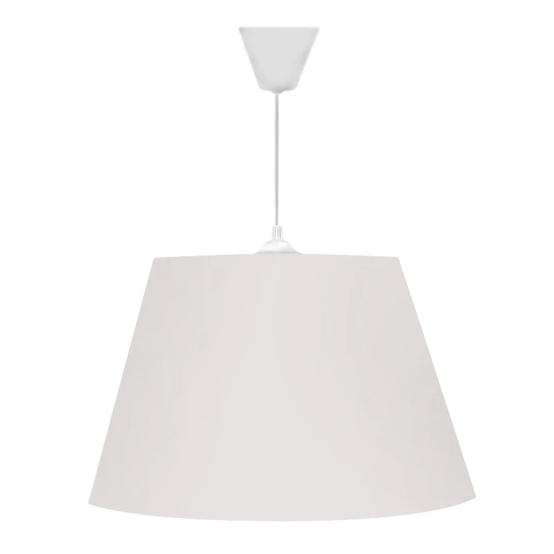 Elanor Megapap fabric ceiling lamp in white color 37x21x70cm.