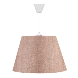 Elanor Megapap fabric ceiling lamp in pink color 37x21x70cm. Elanor Megapap fabric ceiling lamp in pink color 37x21x70cm.
